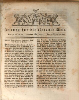 Zeitung für die elegante Welt Samstag 29. Dezember 1810