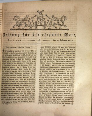 Zeitung für die elegante Welt Freitag 8. Februar 1811