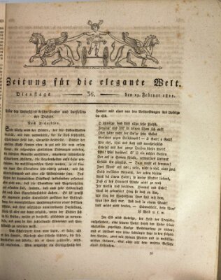 Zeitung für die elegante Welt Dienstag 19. Februar 1811