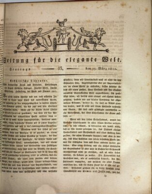 Zeitung für die elegante Welt Freitag 15. März 1811