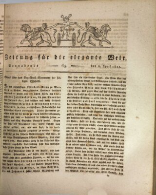 Zeitung für die elegante Welt Samstag 6. April 1811