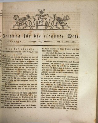 Zeitung für die elegante Welt Montag 8. April 1811