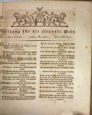 Zeitung für die elegante Welt Freitag 3. Mai 1811