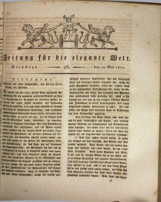 Zeitung für die elegante Welt Dienstag 14. Mai 1811