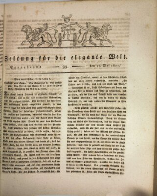 Zeitung für die elegante Welt Samstag 18. Mai 1811