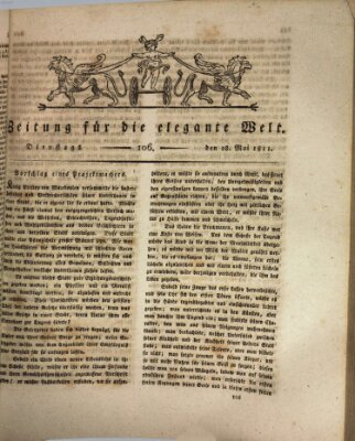 Zeitung für die elegante Welt Dienstag 28. Mai 1811