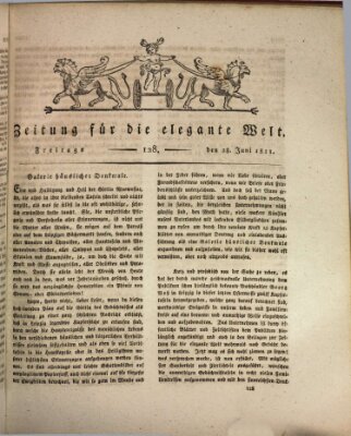 Zeitung für die elegante Welt Freitag 28. Juni 1811