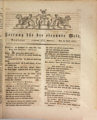 Zeitung für die elegante Welt Montag 8. Juli 1811