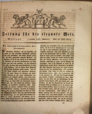 Zeitung für die elegante Welt Montag 22. Juli 1811