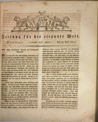 Zeitung für die elegante Welt Dienstag 23. Juli 1811