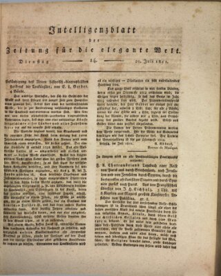 Zeitung für die elegante Welt Dienstag 23. Juli 1811