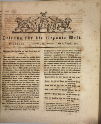 Zeitung für die elegante Welt Dienstag 6. August 1811