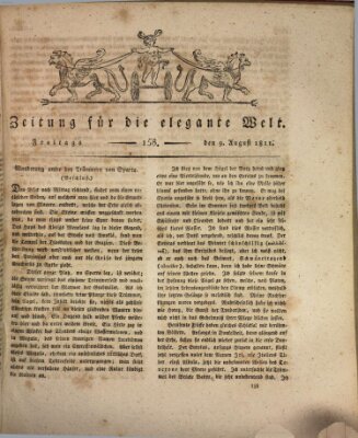 Zeitung für die elegante Welt Freitag 9. August 1811