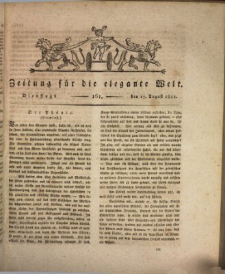 Zeitung für die elegante Welt Dienstag 13. August 1811