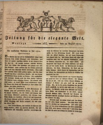 Zeitung für die elegante Welt Montag 19. August 1811