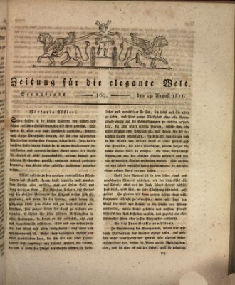 Zeitung für die elegante Welt Samstag 24. August 1811