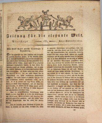 Zeitung für die elegante Welt Dienstag 17. September 1811