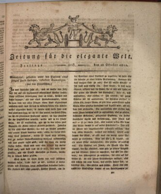 Zeitung für die elegante Welt Freitag 18. Oktober 1811