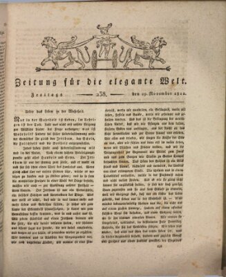 Zeitung für die elegante Welt Freitag 29. November 1811