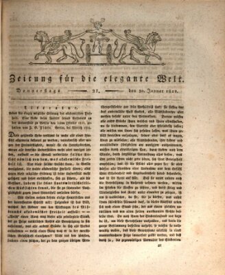 Zeitung für die elegante Welt Donnerstag 30. Januar 1812