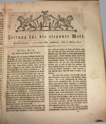 Zeitung für die elegante Welt Freitag 27. März 1812