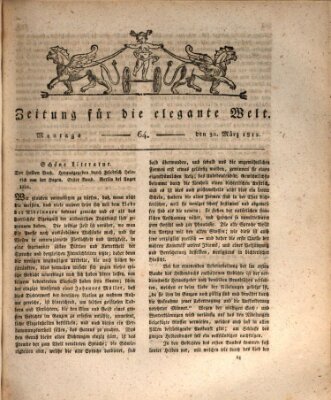 Zeitung für die elegante Welt Montag 30. März 1812