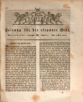 Zeitung für die elegante Welt Samstag 2. Mai 1812