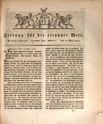 Zeitung für die elegante Welt Donnerstag 21. Mai 1812