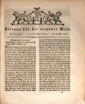 Zeitung für die elegante Welt Freitag 29. Mai 1812