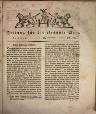 Zeitung für die elegante Welt Freitag 24. Juli 1812