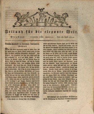 Zeitung für die elegante Welt Dienstag 28. Juli 1812