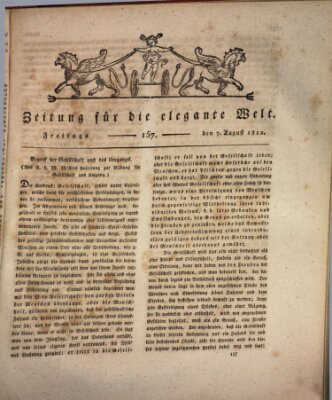 Zeitung für die elegante Welt Freitag 7. August 1812