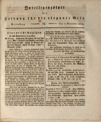 Zeitung für die elegante Welt Dienstag 17. November 1812