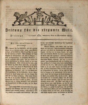 Zeitung für die elegante Welt Freitag 20. November 1812