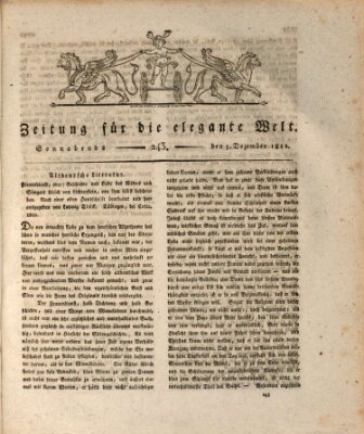 Zeitung für die elegante Welt Samstag 5. Dezember 1812