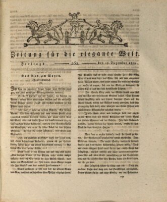 Zeitung für die elegante Welt Freitag 18. Dezember 1812