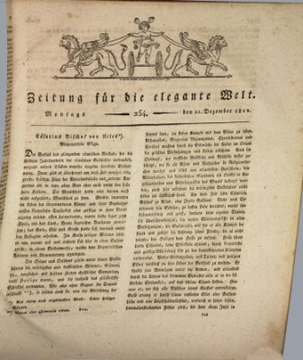 Zeitung für die elegante Welt Montag 21. Dezember 1812