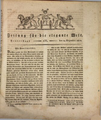 Zeitung für die elegante Welt Donnerstag 24. Dezember 1812