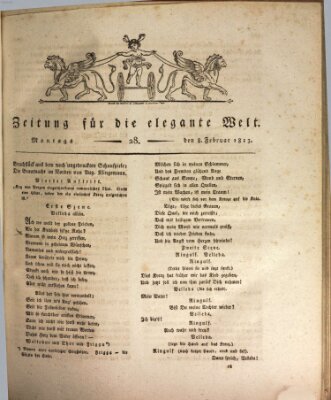 Zeitung für die elegante Welt Montag 8. Februar 1813