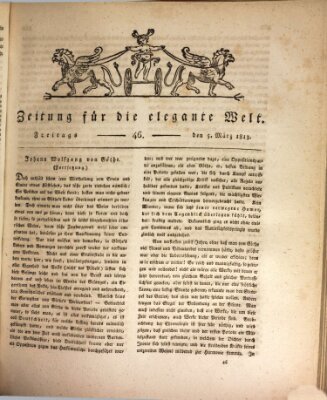 Zeitung für die elegante Welt Freitag 5. März 1813