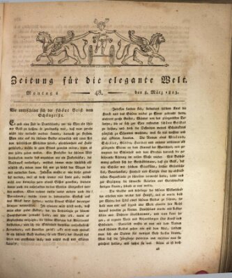 Zeitung für die elegante Welt Montag 8. März 1813