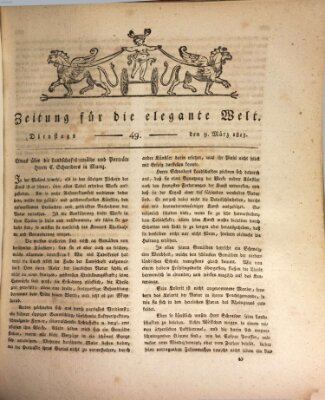 Zeitung für die elegante Welt Dienstag 9. März 1813