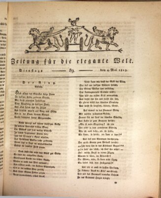 Zeitung für die elegante Welt Dienstag 4. Mai 1813