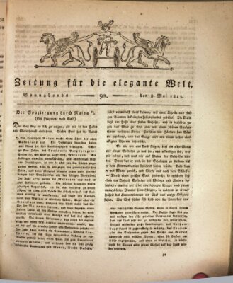 Zeitung für die elegante Welt Samstag 8. Mai 1813