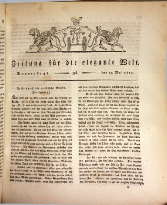 Zeitung für die elegante Welt Donnerstag 13. Mai 1813