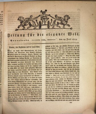 Zeitung für die elegante Welt Samstag 19. Juni 1813