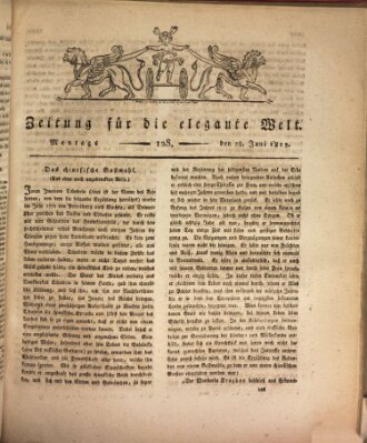 Zeitung für die elegante Welt Montag 28. Juni 1813