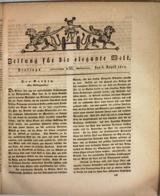 Zeitung für die elegante Welt Freitag 6. August 1813