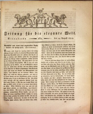 Zeitung für die elegante Welt Samstag 14. August 1813