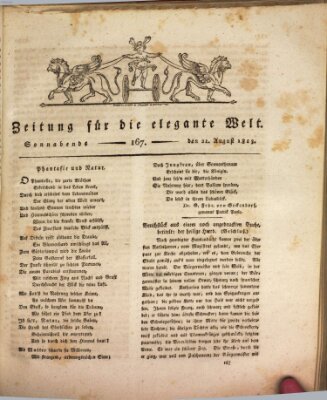 Zeitung für die elegante Welt Samstag 21. August 1813